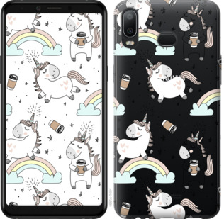 

Чехол Единорог и кофе для Samsung Galaxy A6s 840649