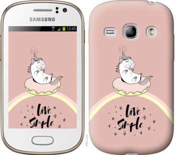 

Чехол Единорожка в пончике для Samsung Galaxy Fame S6810 719227