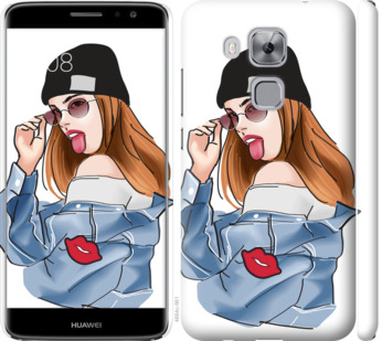 

Чехол Девушка v3 для Huawei Nova Plus 843098