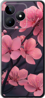 Чехол Пурпурная сакура для Realme C51