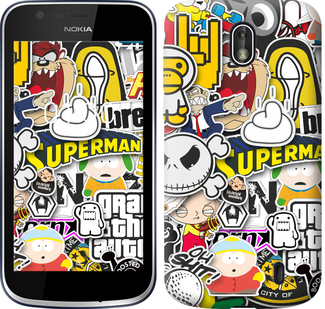 

Чехол Popular logos для Nokia 1 628195