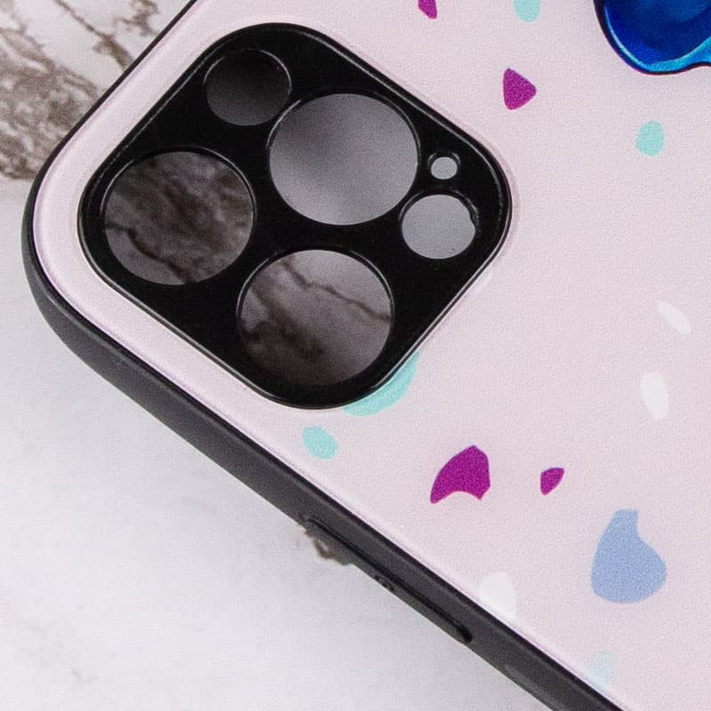 TPU+Glass чехол Diversity для Apple iPhone 12 Pro (6.1") (Stains multicolored) в магазине vchehle.ua