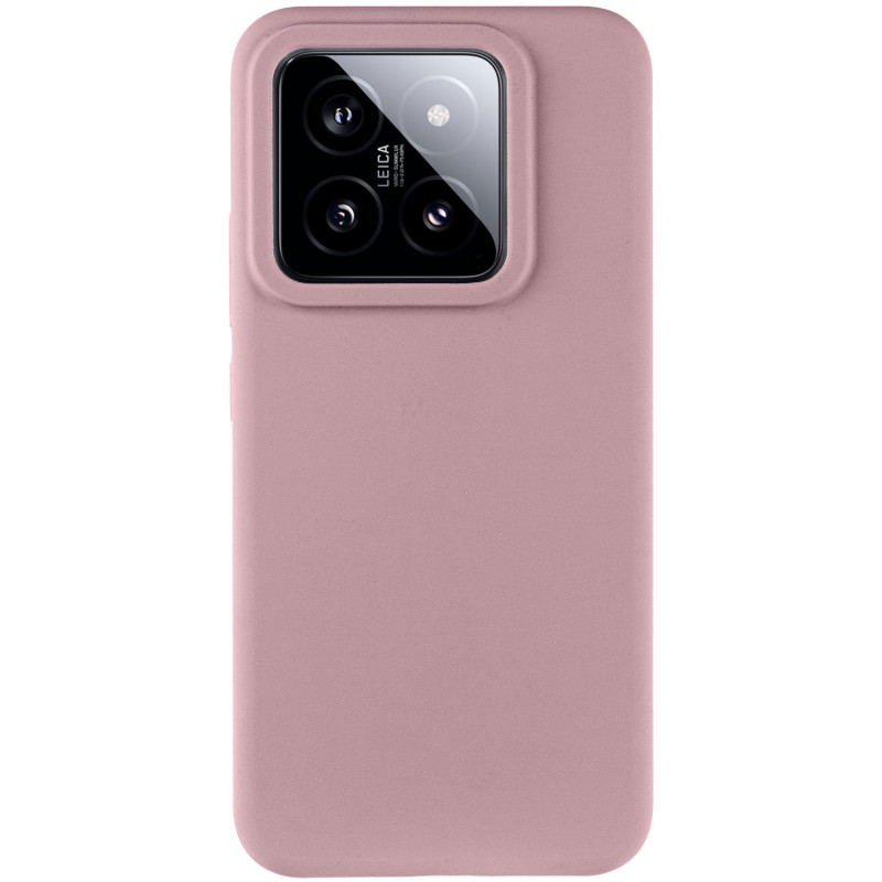 Чехол Silicone Cover Lakshmi (AAA) для Xiaomi 14 Pro (Розовый / Pink Sand)