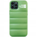 Чохол-пуховик Puffer case на Apple iPhone 13 Pro (6.1") (Зелений)