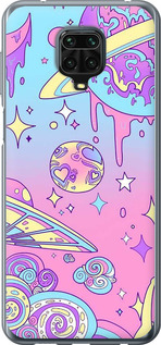 Чохол Рожева галактика на Xiaomi Redmi Note 9 Pro