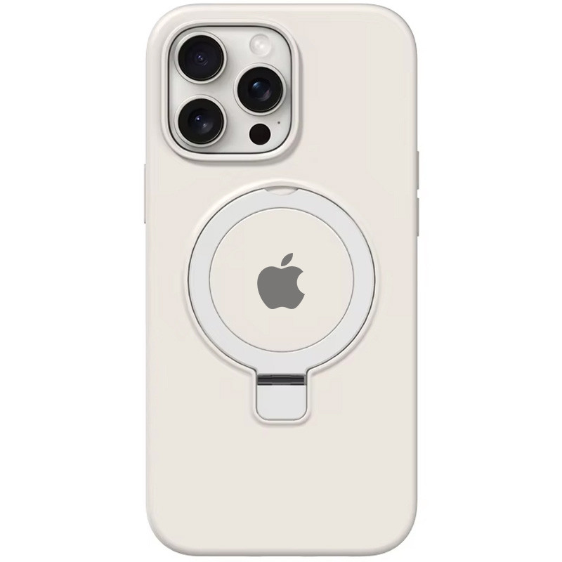 Чехол Silicone Case Full Protective with Ring для Apple iPhone 13 Pro (6.1") (White)