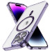 TPU+PC чохол Fullcolor with Magnetic Safe на Apple iPhone 12 Pro Max (6.7") (Purple)